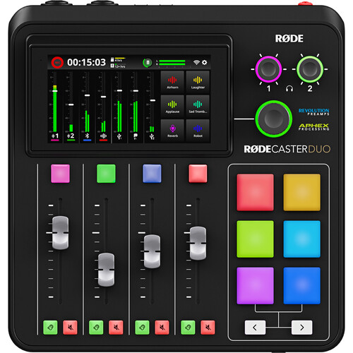 RODE RODECaster Duo Integrated Audio Production Studio- Black - الصورة 5
