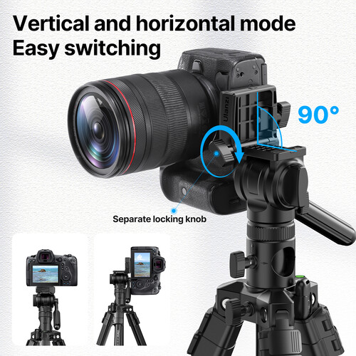 Ulanzi MT-65 Video Tripod with Pan-Tilt Head - Image 6
