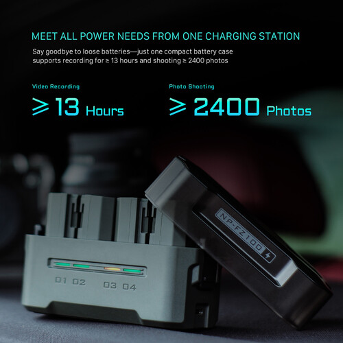 Tilta Portable Charging Station for NP-FZ100 Batteries - الصورة 3