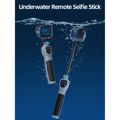 TELESIN Underwater Selfie Stick with Remote Control for HERO13-12-11-10-9-8 - Image 6