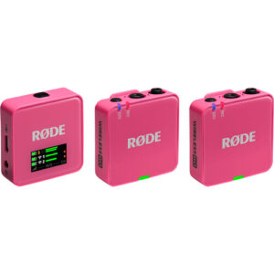 RODE Wireless GO -Gen 3 2-Person Compact Digital Wireless Microphone System - Pink