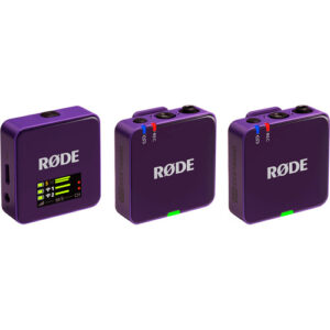 RODE Wireless GO -Gen 3 2-Person Compact Digital Wireless Microphone System - purple