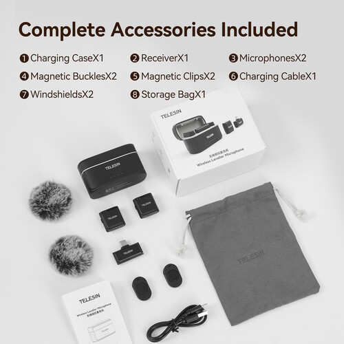 TELESIN Button Microphone for Phones (Type-C) - الصورة 5