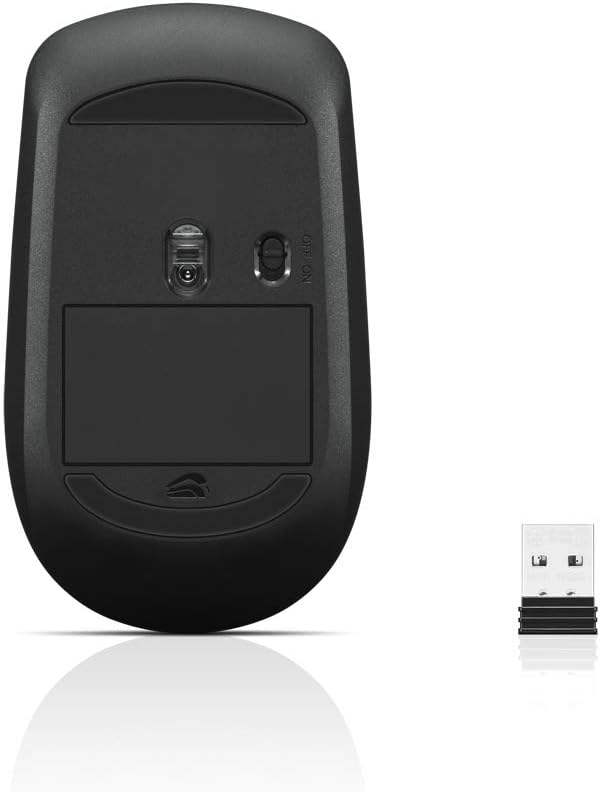 Lenovo 400 Wireless Mouse - Black - Image 2