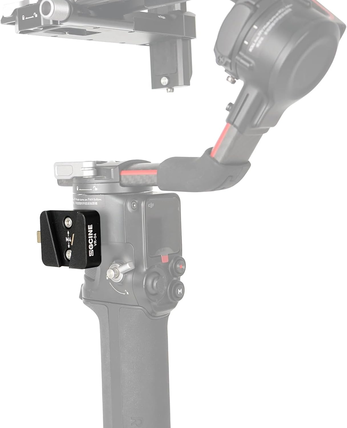 ZGCINE VR-04 Mini V Mount Plate for DJI Ronin S2-S3 Stabilizer V Mount Battery V-Lock Plate Adapter - الصورة 3