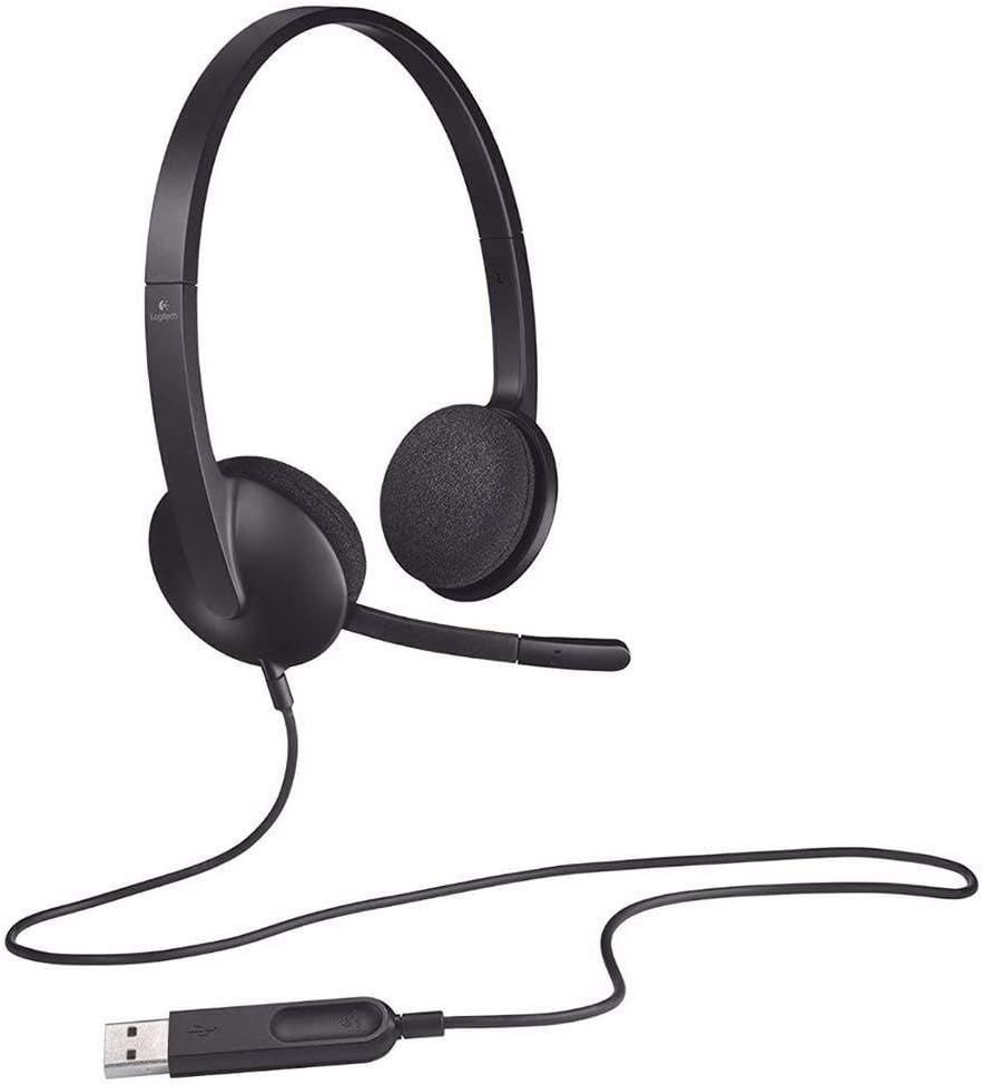 Logitech H340 USB Stereo Computer Headset Noise Cancellation For PC And Mac - الصورة 4