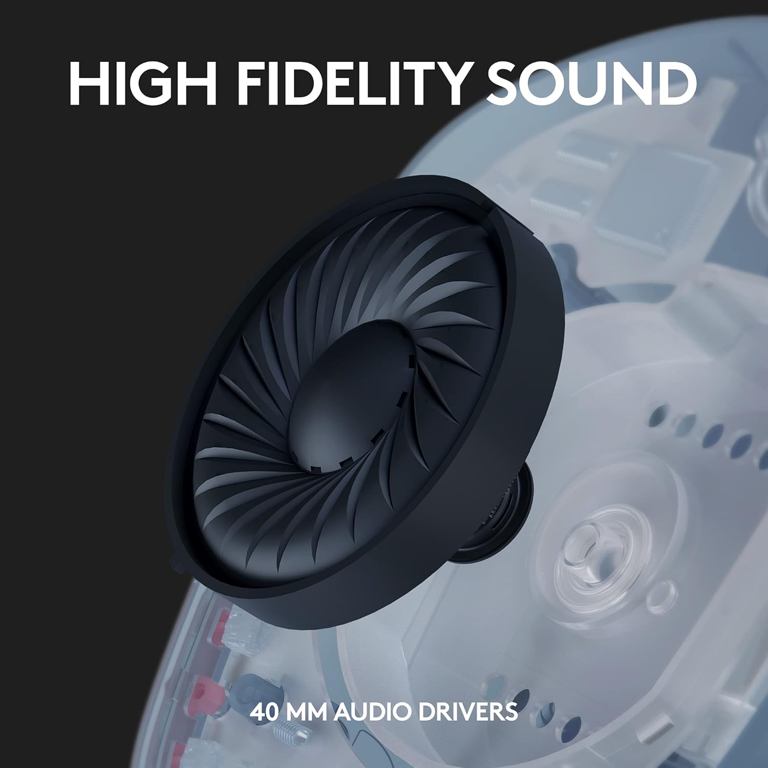 Logitech G435 LIGHTSPEED Wireless Gaming Headset - Blue and Pink - الصورة 4