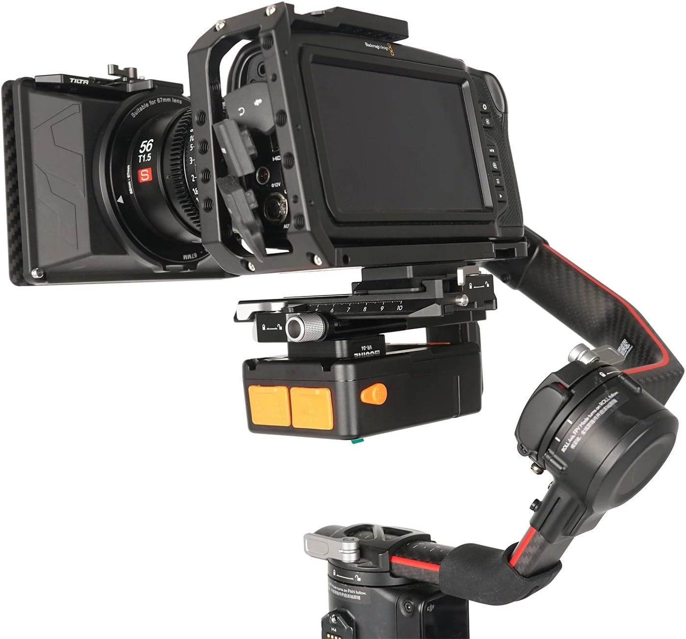 ZGCINE VR-04 Mini V Mount Plate for DJI Ronin S2-S3 Stabilizer V Mount Battery V-Lock Plate Adapter - الصورة 9