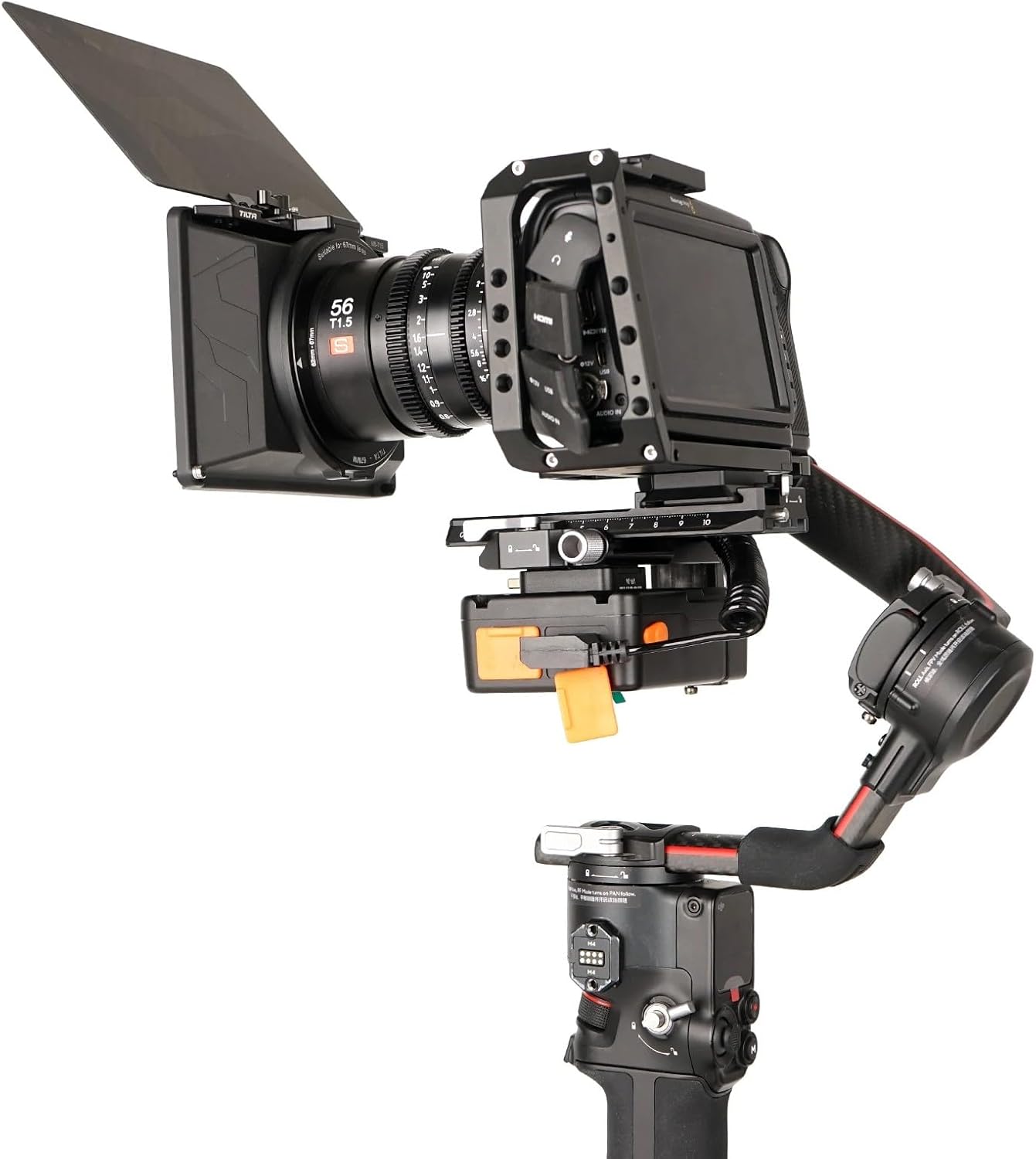 ZGCINE VR-04 Mini V Mount Plate for DJI Ronin S2-S3 Stabilizer V Mount Battery V-Lock Plate Adapter - الصورة 5