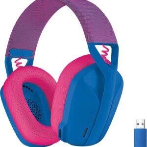 Logitech G435 LIGHTSPEED Wireless Gaming Headset - Blue and Pink
