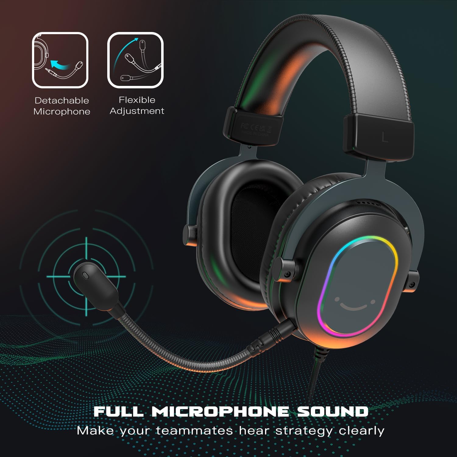 FIFINE H6 AmpliGame USB Gaming Headset - الصورة 9