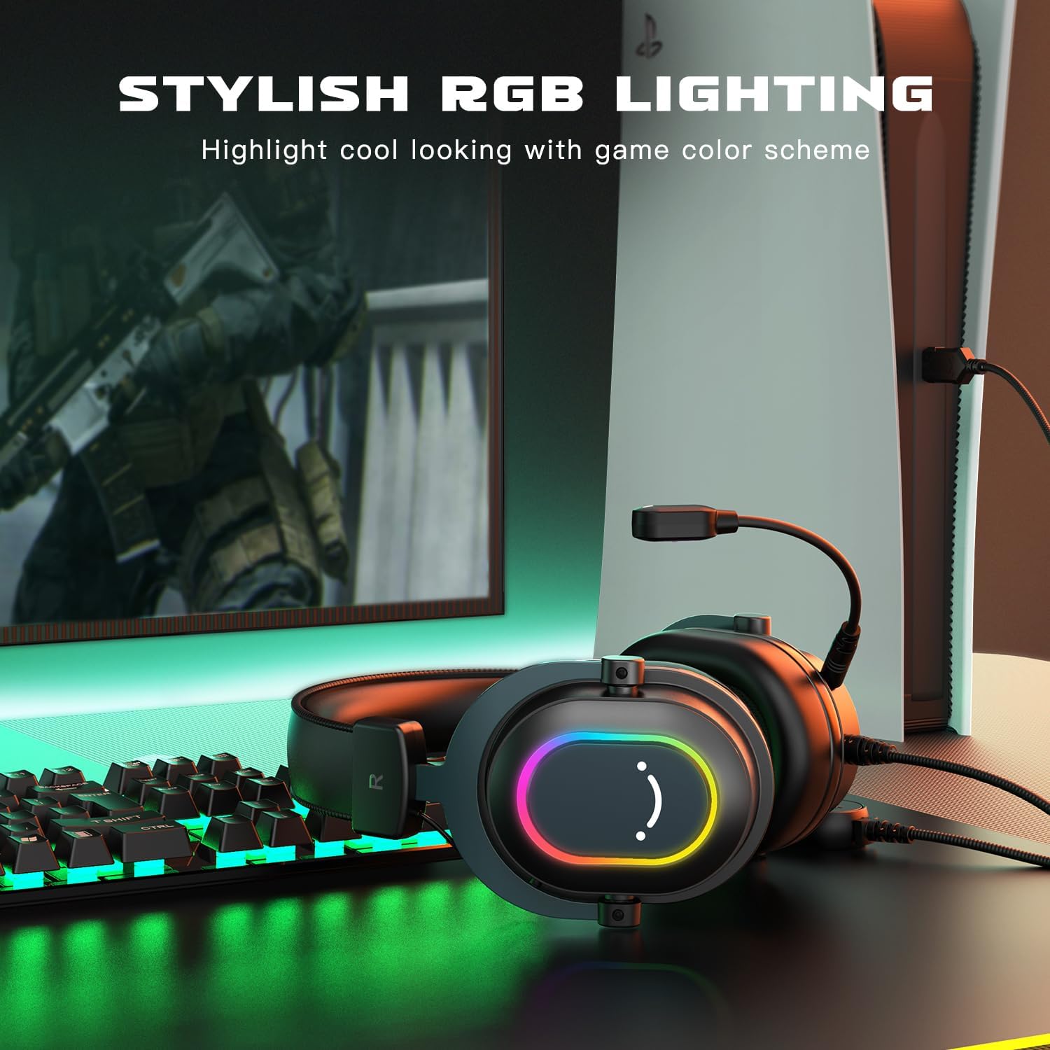 FIFINE H6 AmpliGame USB Gaming Headset - الصورة 8