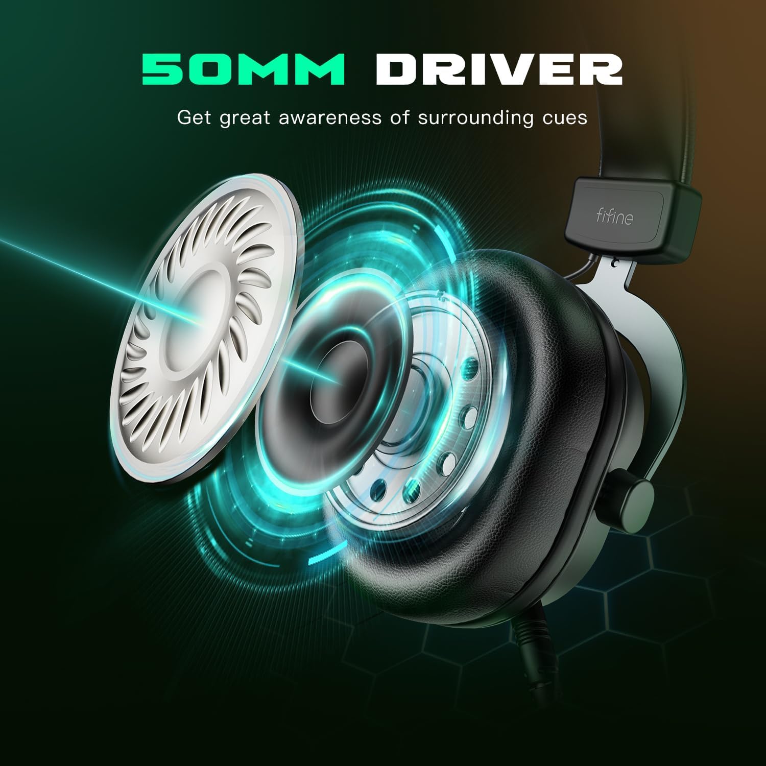 FIFINE H6 AmpliGame USB Gaming Headset - الصورة 5