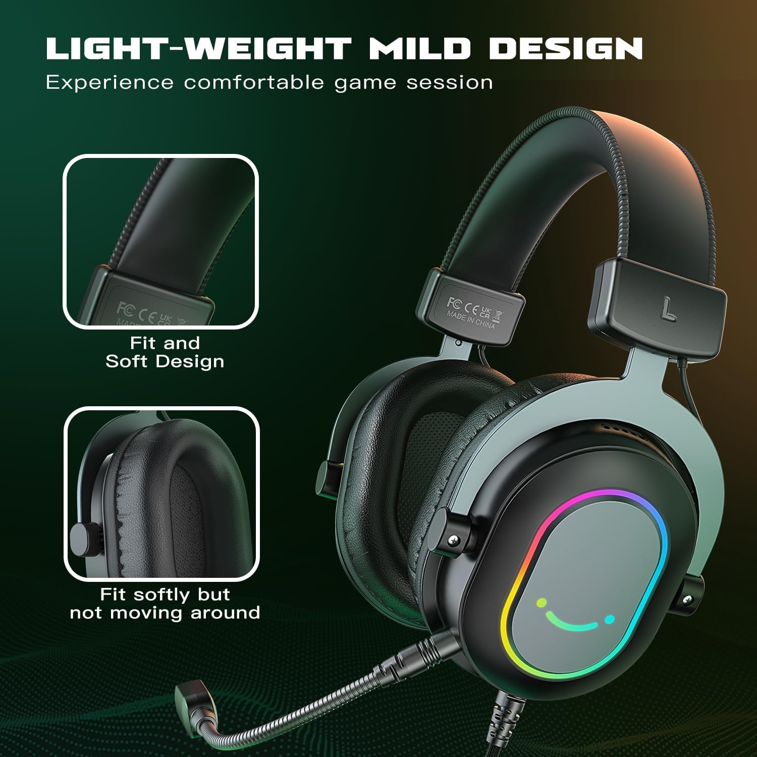 FIFINE H6 AmpliGame USB Gaming Headset - الصورة 4