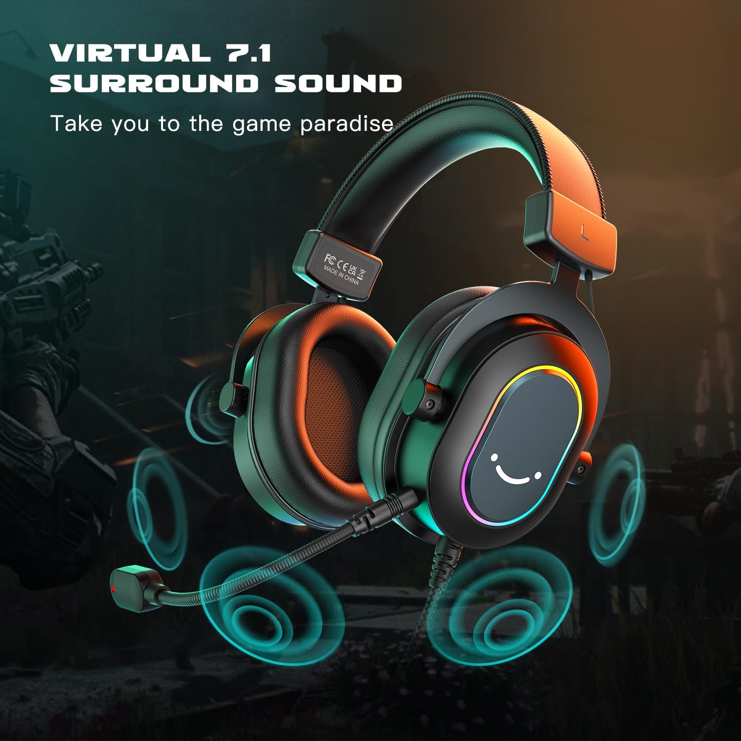FIFINE H6 AmpliGame USB Gaming Headset - الصورة 3
