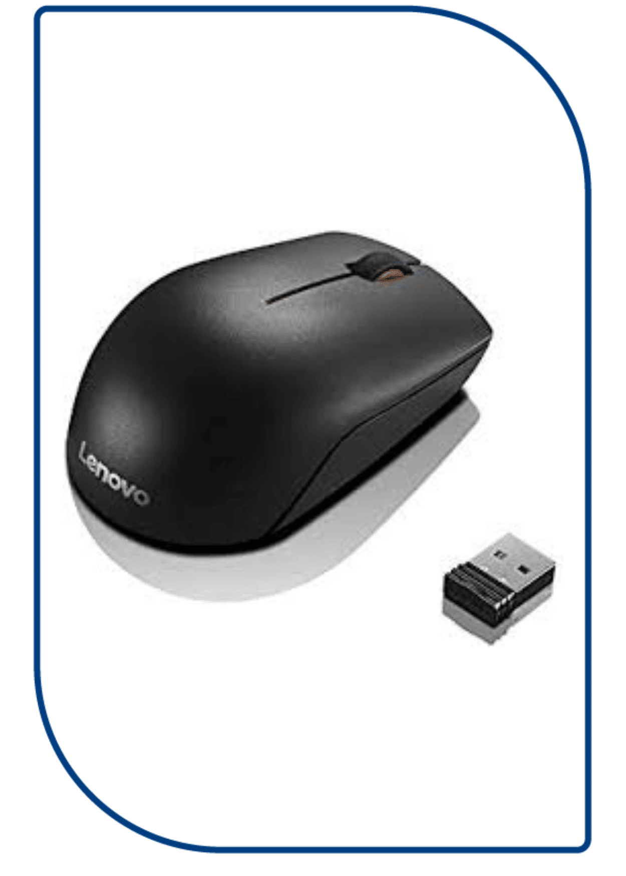 Lenovo 300 Wireless Mouse - Black - Image 3