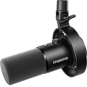 Maono PD300X USB/XLR Dynamic Microphone - Black