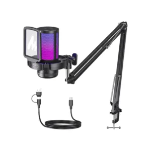 Maono DGM20 Gaming USB Microphone With Boom arm Bundle