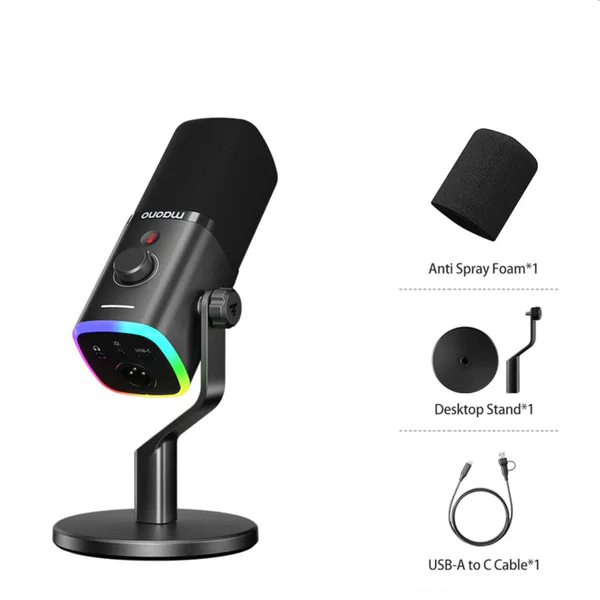 Maono PD100X USB/XLR Dynamic Microphone - الصورة 2