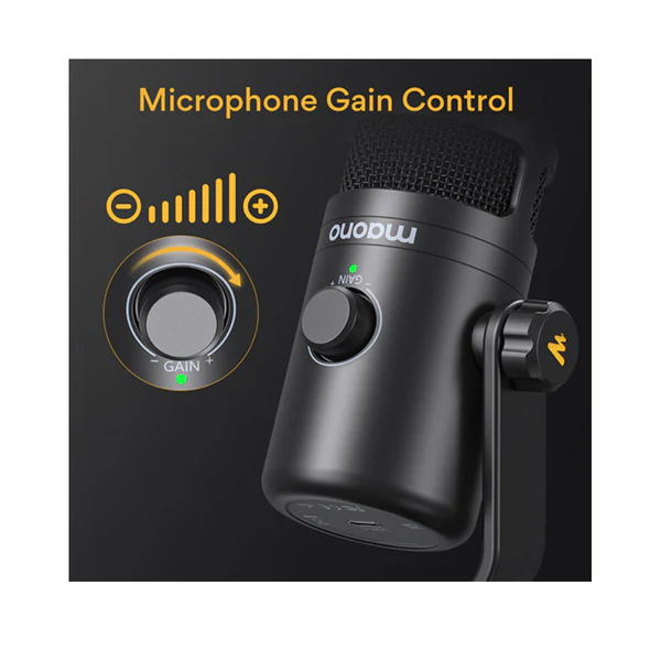 Maono PD100U Dynamic USB Microphone Gaming Desktop Stand - الصورة 3