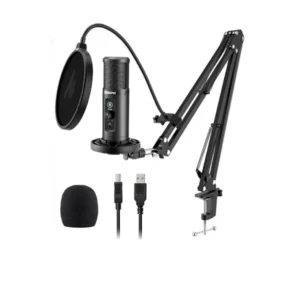 Maono AU-PM422 Monitorable USB Condenser Microphone Set Boom ARM Bundle