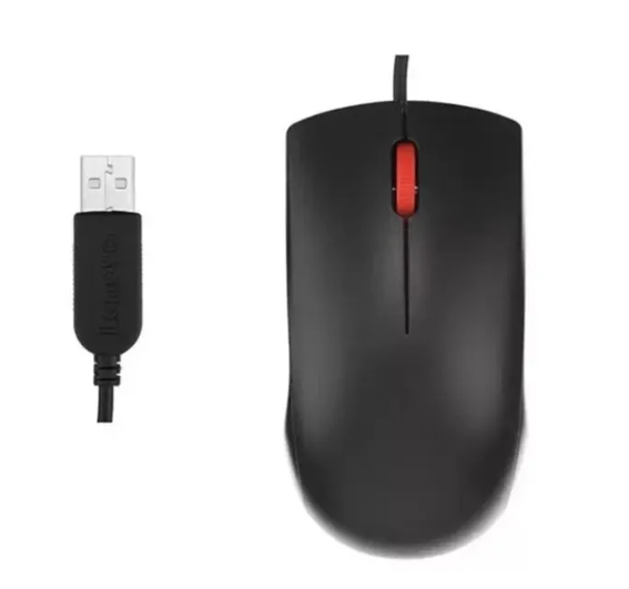 Lenovo 120 Wired USB Mouse- Black