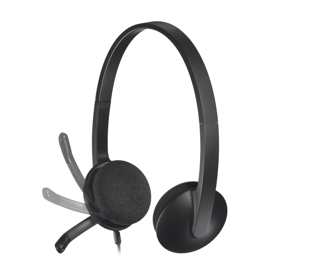 Logitech H340 USB Stereo Computer Headset Noise Cancellation For PC And Mac - الصورة 5