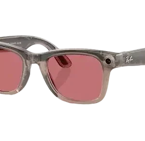 Ray-Ban Meta wayfarer (Gen 1) – F Shiny Warm Stone – L Transitions Watermelon Red