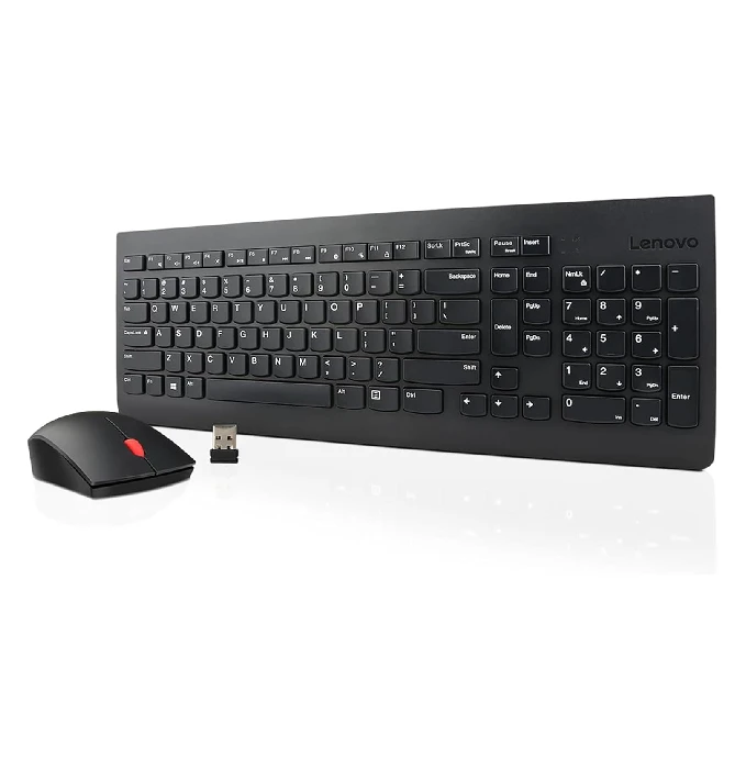 Lenovo 510 Wireless Combo Keyboard and Mouse - Arabic - Black