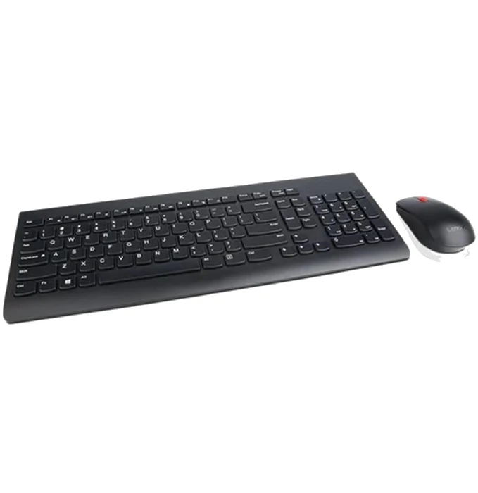Lenovo 510 Wireless Combo Keyboard and Mouse - Arabic - Black - Image 4