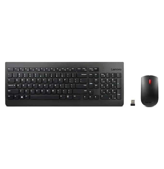 Lenovo 510 Wireless Combo Keyboard and Mouse - Arabic - Black - Image 3