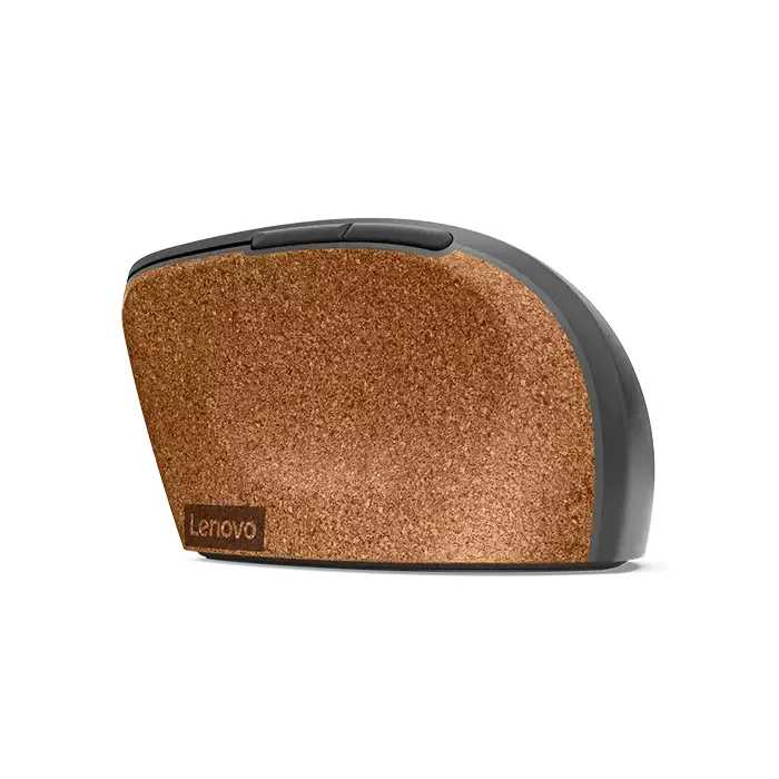 Lenovo Go Wireless Vertical Mouse - Storm grey with natural cork - Image 8