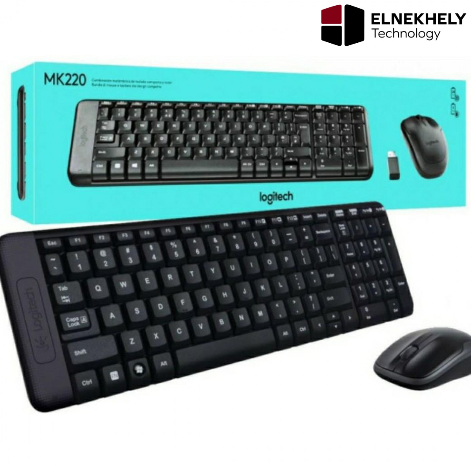 Logitech Mk220 Wireless Keyboard And Mouse Combo - الصورة 5