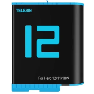TELESIN 1750mAh Fast-Charging Battery for GoPro Hero 12-11-10-9