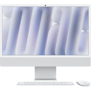 Apple iMac 24-inch (M4 Chip) 10-Core CPU and GPU 16GB Unified Memory 512GB SSD - Silver