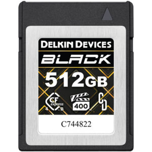 Delkin Devices 512GB Black CFexpress Type B 4.0 Memory Card