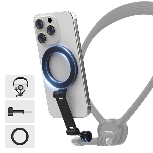 TELESIN Magnetic Plate for 3-Claw Mount for Smartphones - الصورة 3