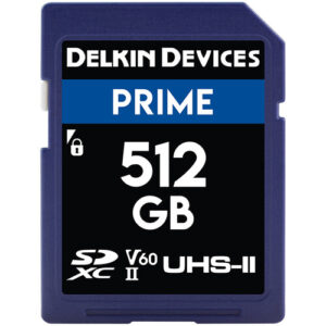 Delkin Devices PRIME UHS-II SDXC Memory Card - 512 GB