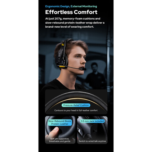 Godox SkyTalk Air 5S 5-Person Full-Duplex Wireless Intercom Headset System - 2.4 GHz - الصورة 4