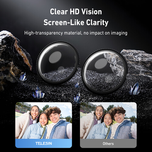TELESIN Dual-Lens Protection Set for Insta360 X5 - الصورة 12