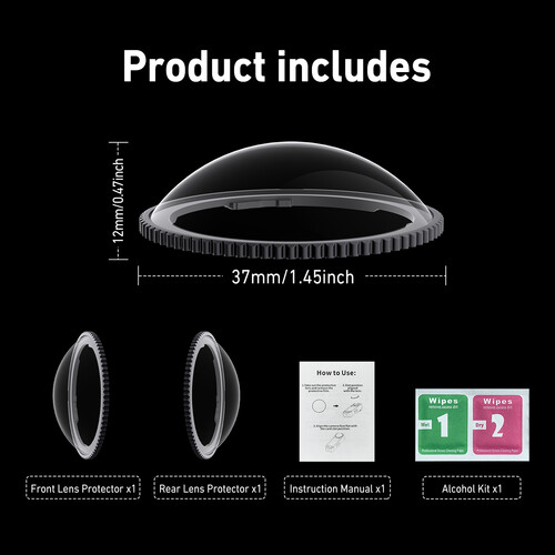 TELESIN Dual-Lens Protection Set for Insta360 X5 - الصورة 7