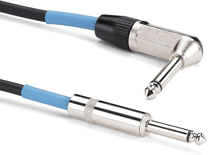 Samson TIL20 20 ft Tourtek Instrument Cable with 1 Right Angle Connector - الصورة 2