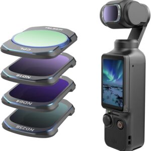 TELESIN CPL and ND16 64 256 Filter Set for DJI Pocket 3