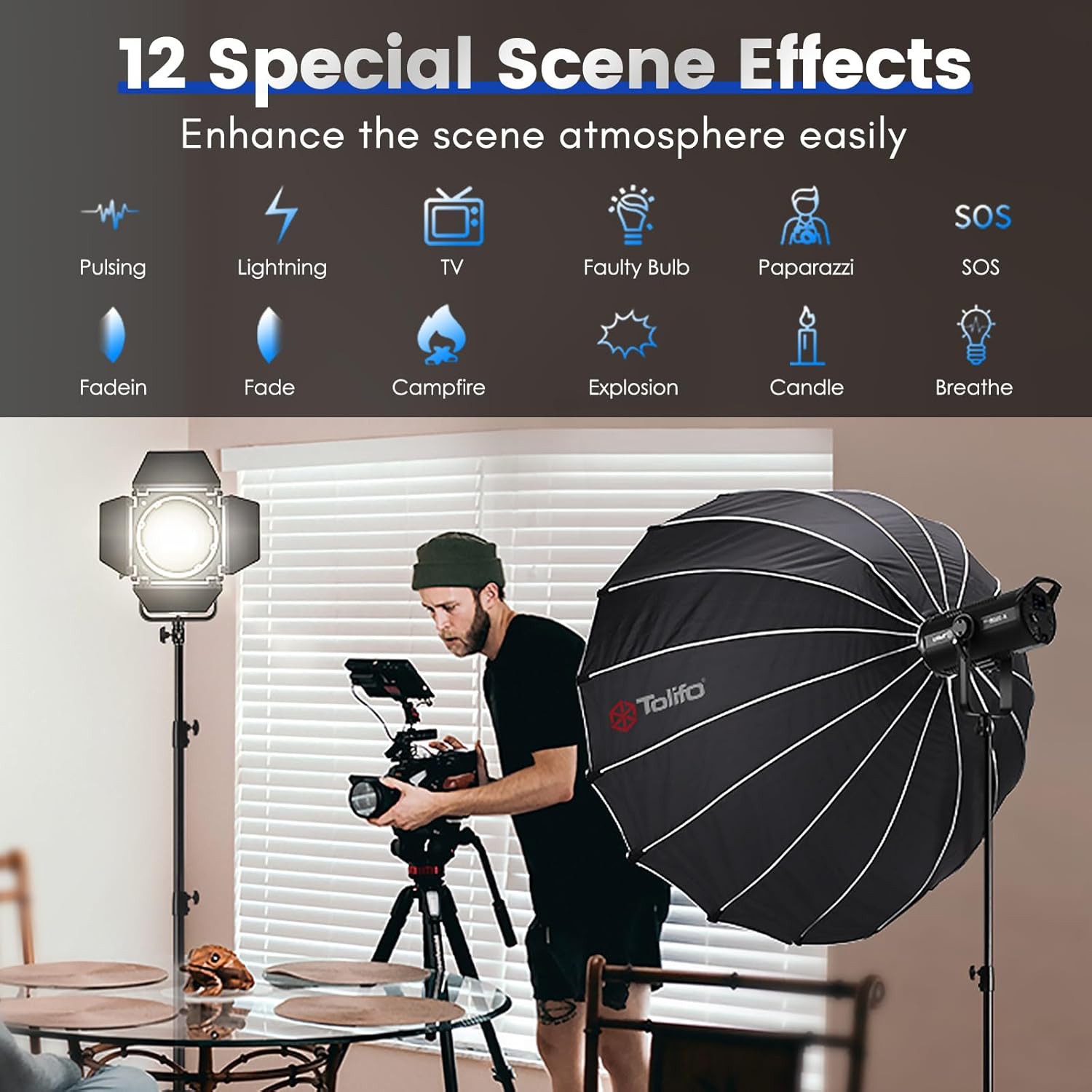 Tolifo X-200B Lite Bi-Color LED Video Light - Image 7