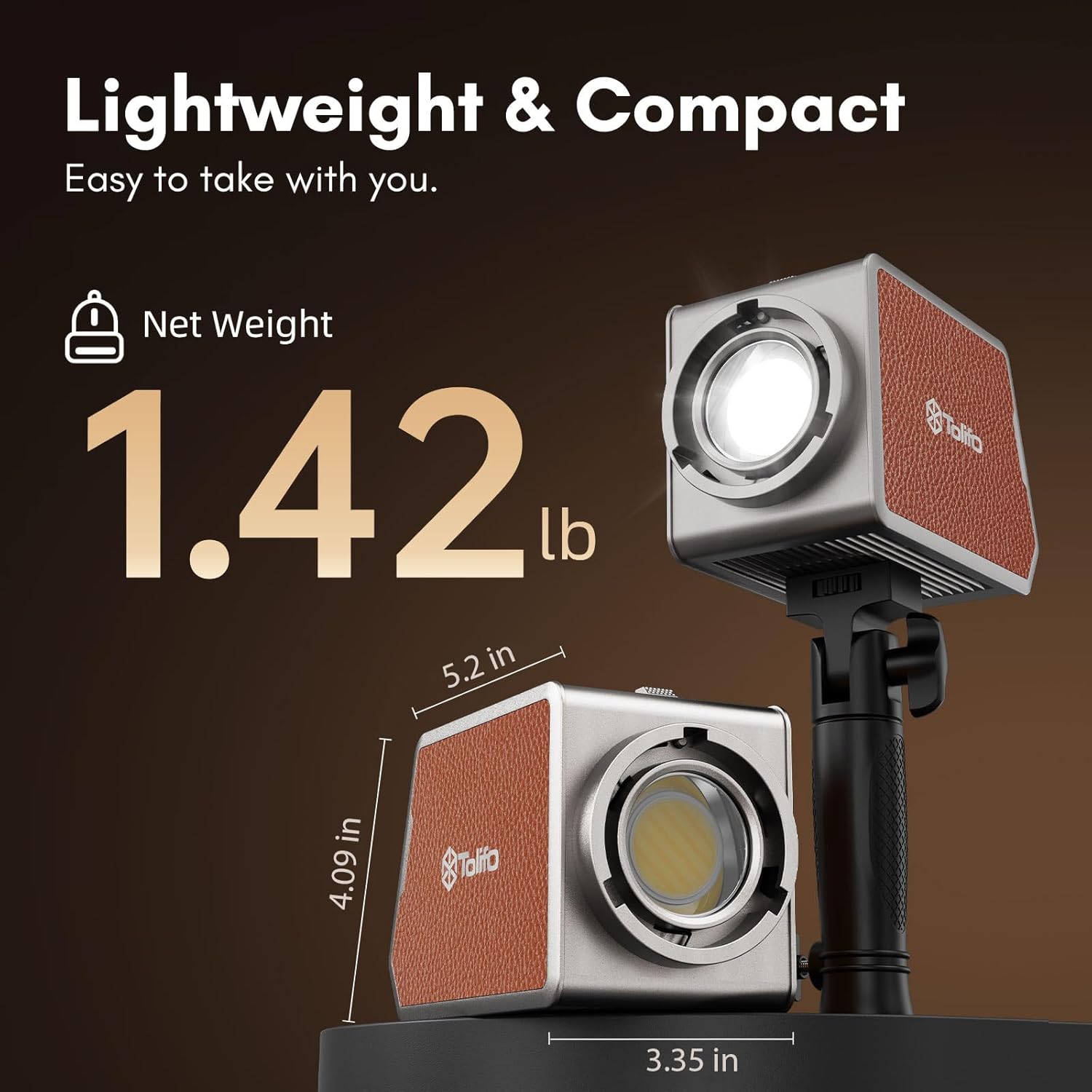Tolifo Palm Light PL-200B AC Video Light - Image 3