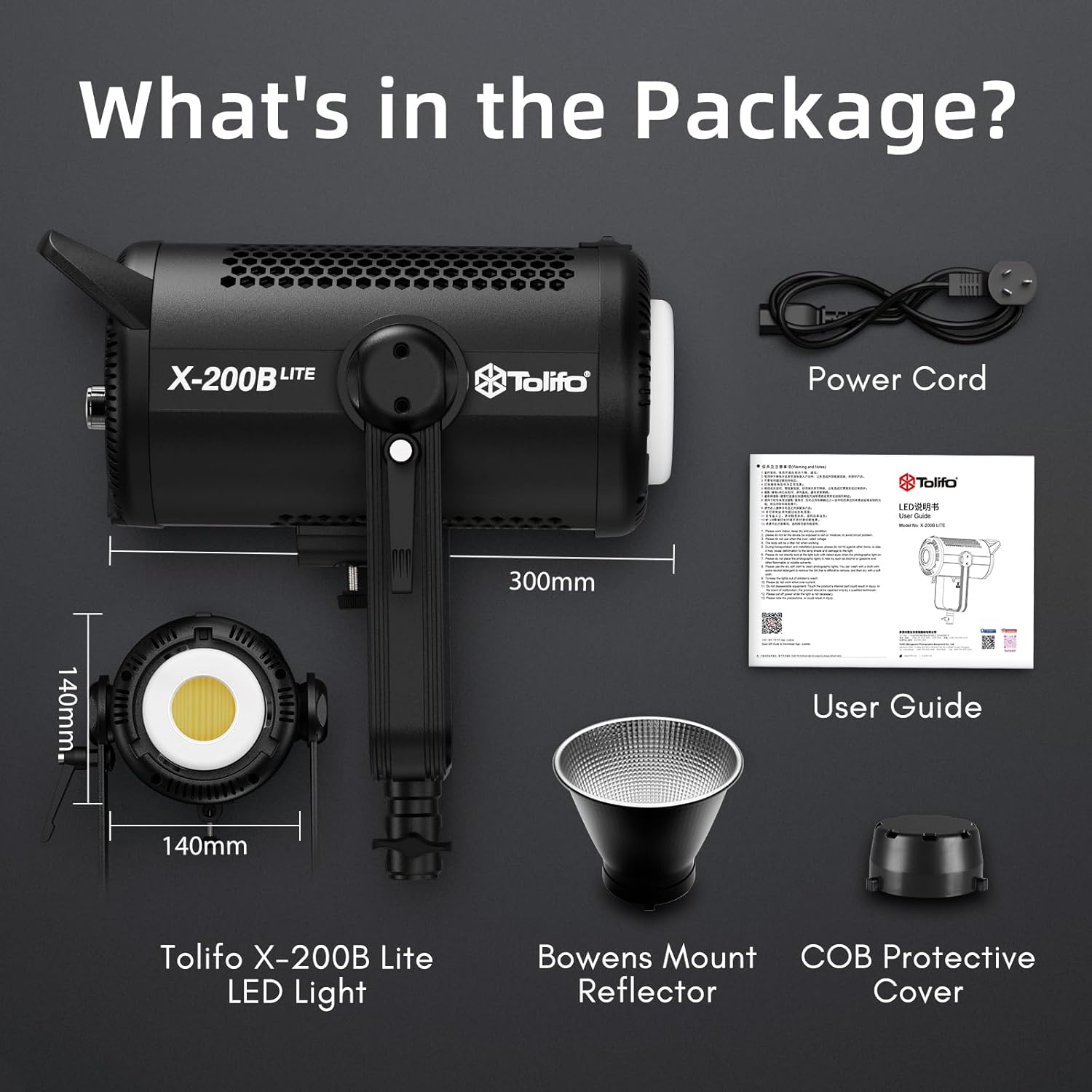 Tolifo X-200B Lite Bi-Color LED Video Light - Image 5