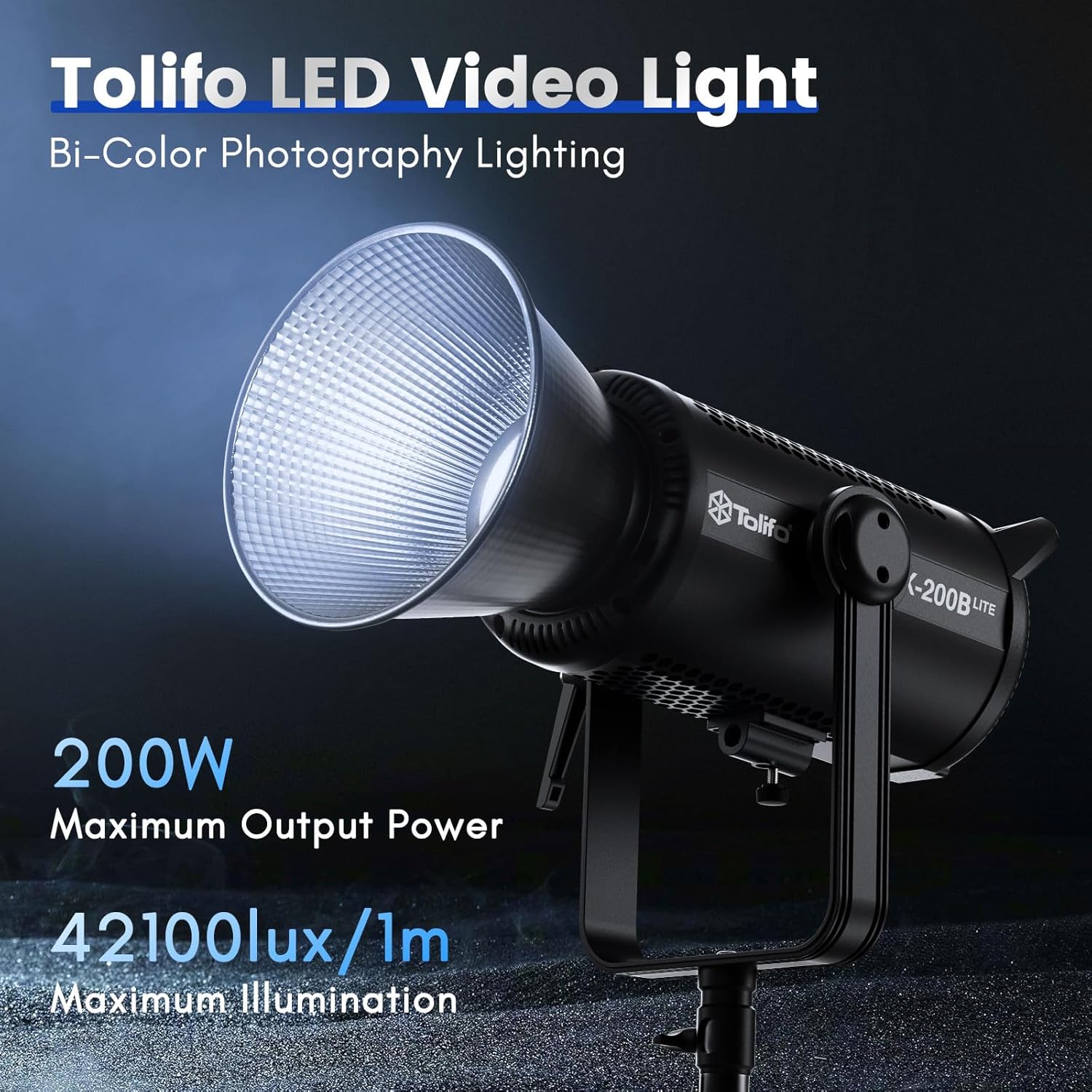 Tolifo X-200B Lite Bi-Color LED Video Light - Image 2