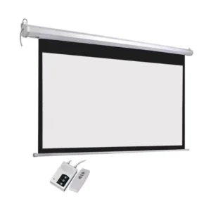 Generic Motorized Projection Screen Electric Roll Up Projector Screen With Remote 180 X180 cm