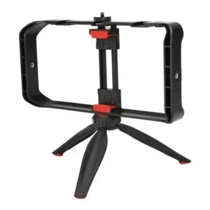 Jmary MT-33 Smartphone Video Rig - Cage with Tripod Cold Shoe Mounts and 1/4 Screw Interfaces