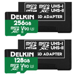 Delkin Devices POWER UHS-II microSDXC Memory Card with SD Adapter